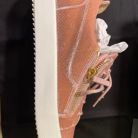 Giuseppe Zanotti velvet sneakers women size 9/39.5 - Picture 6 of 12